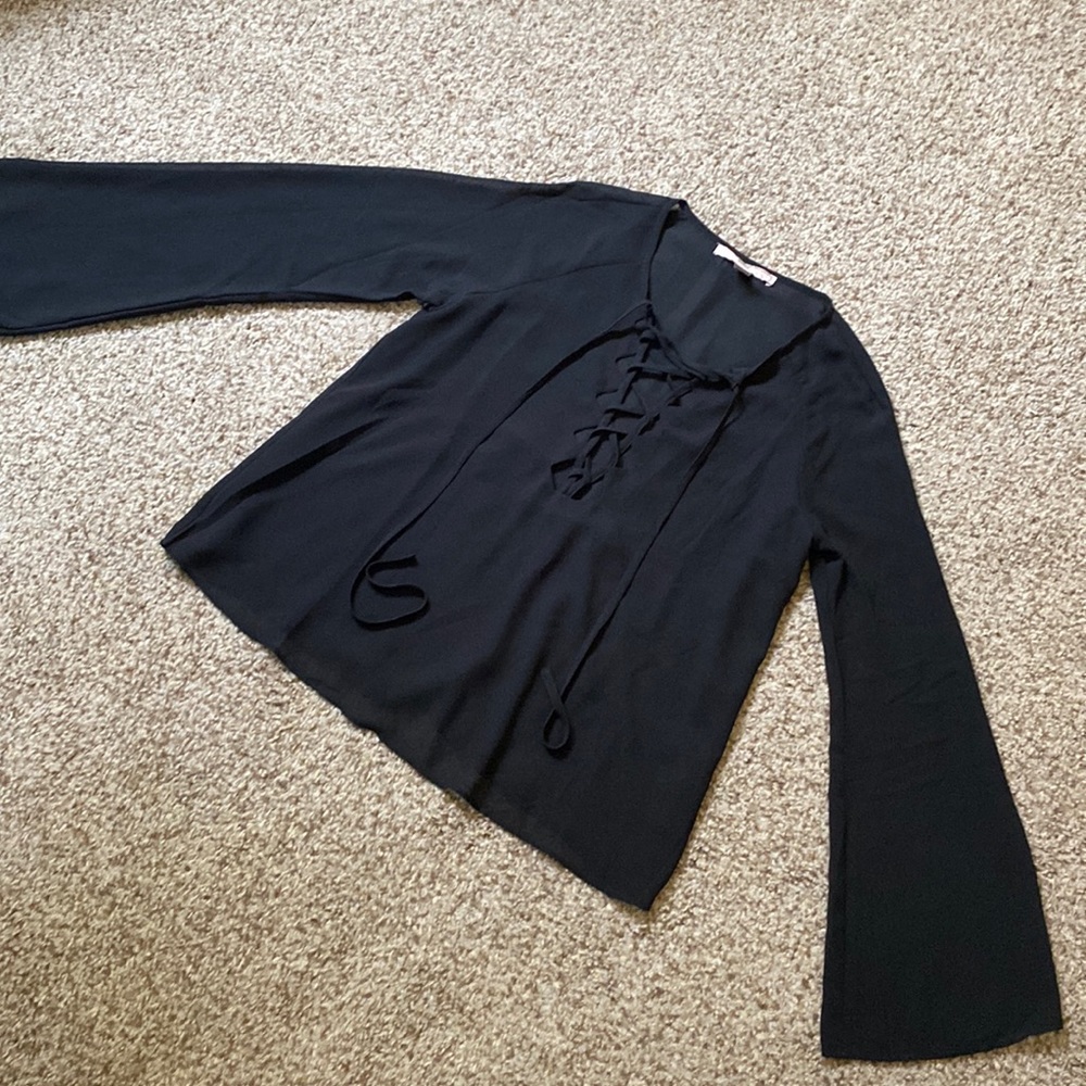 Forever 21 black blouse